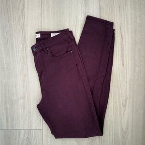 Bullhead Women's Burgundy Jeans